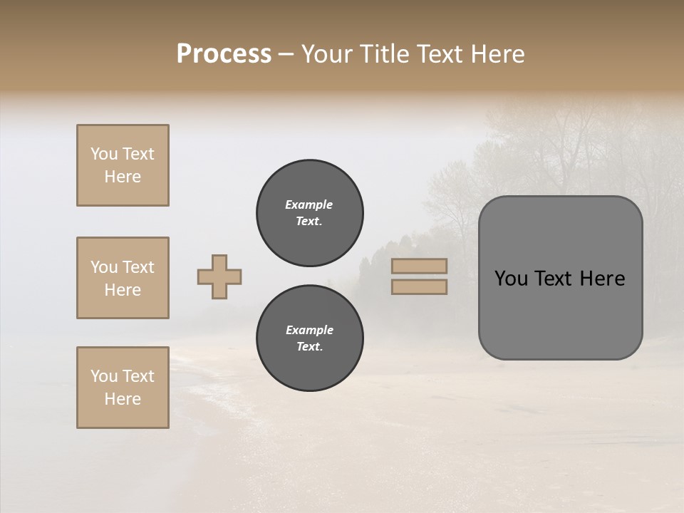 Clouds Spring Resort PowerPoint Template