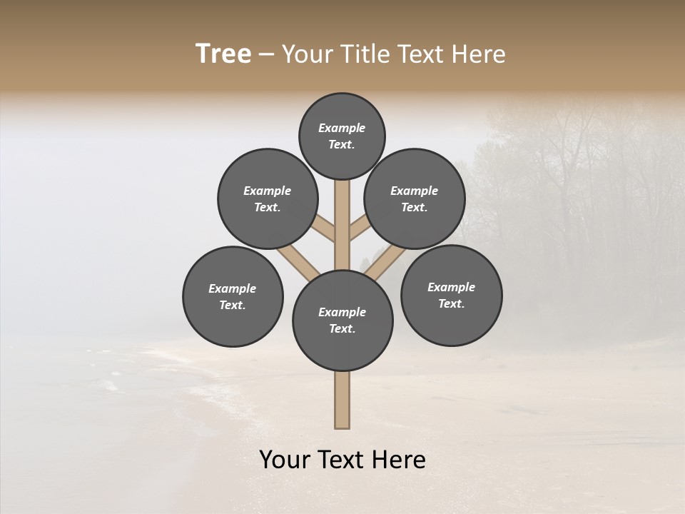 Clouds Spring Resort PowerPoint Template