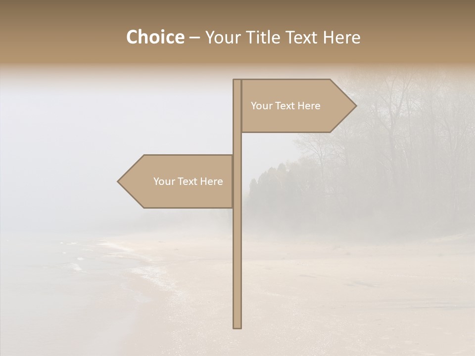 Clouds Spring Resort PowerPoint Template