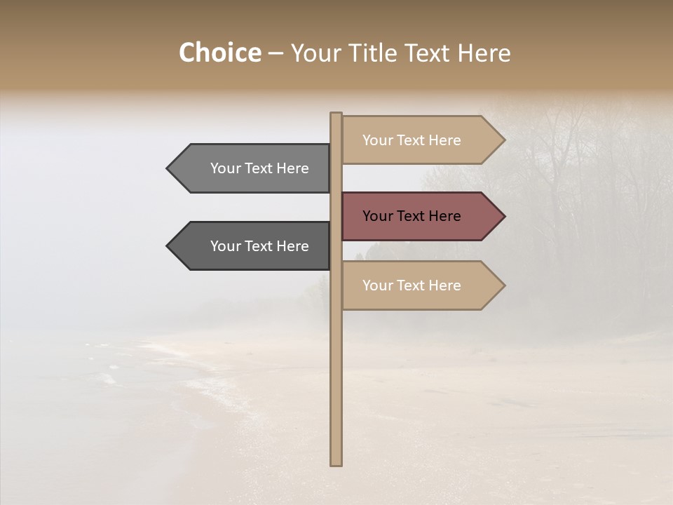 Clouds Spring Resort PowerPoint Template
