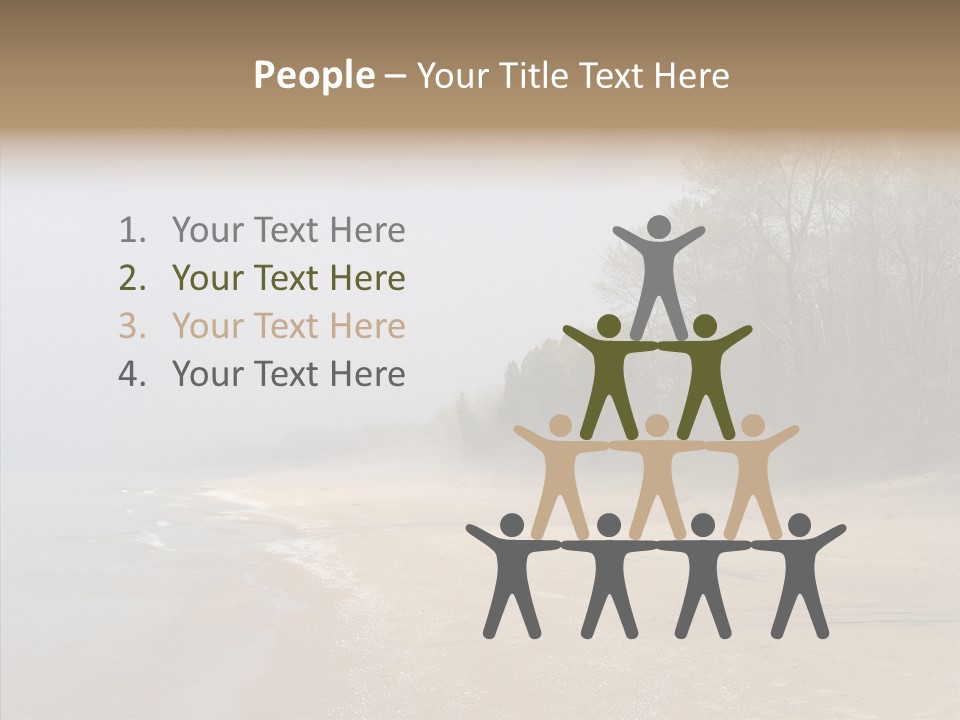 Clouds Spring Resort PowerPoint Template