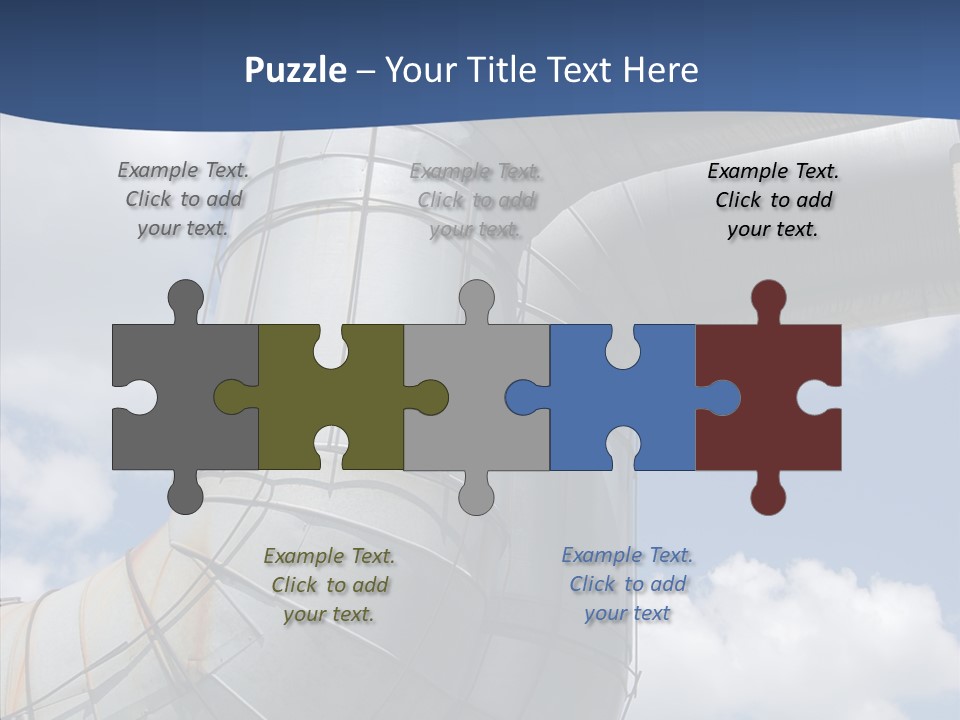 Power Plant Building Nuclear PowerPoint Template