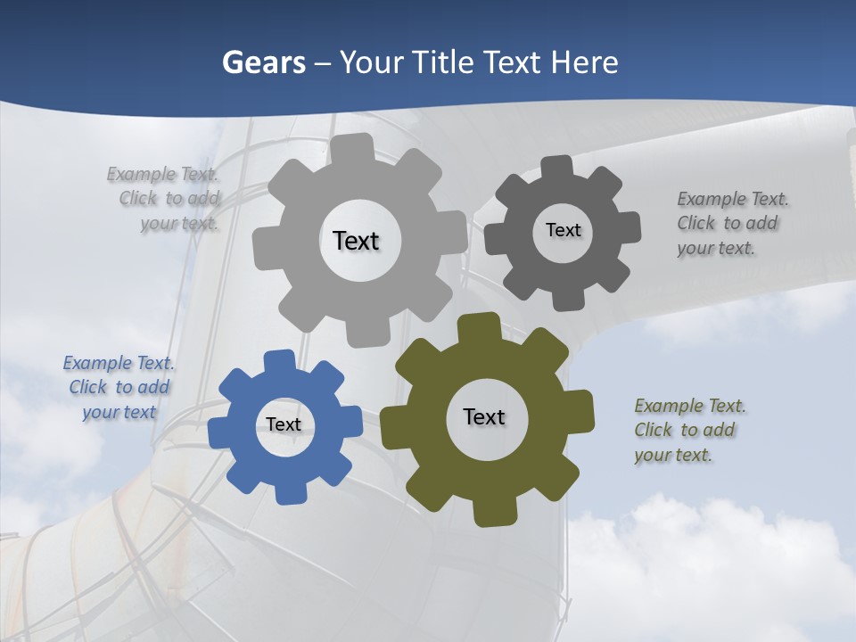 Power Plant Building Nuclear PowerPoint Template