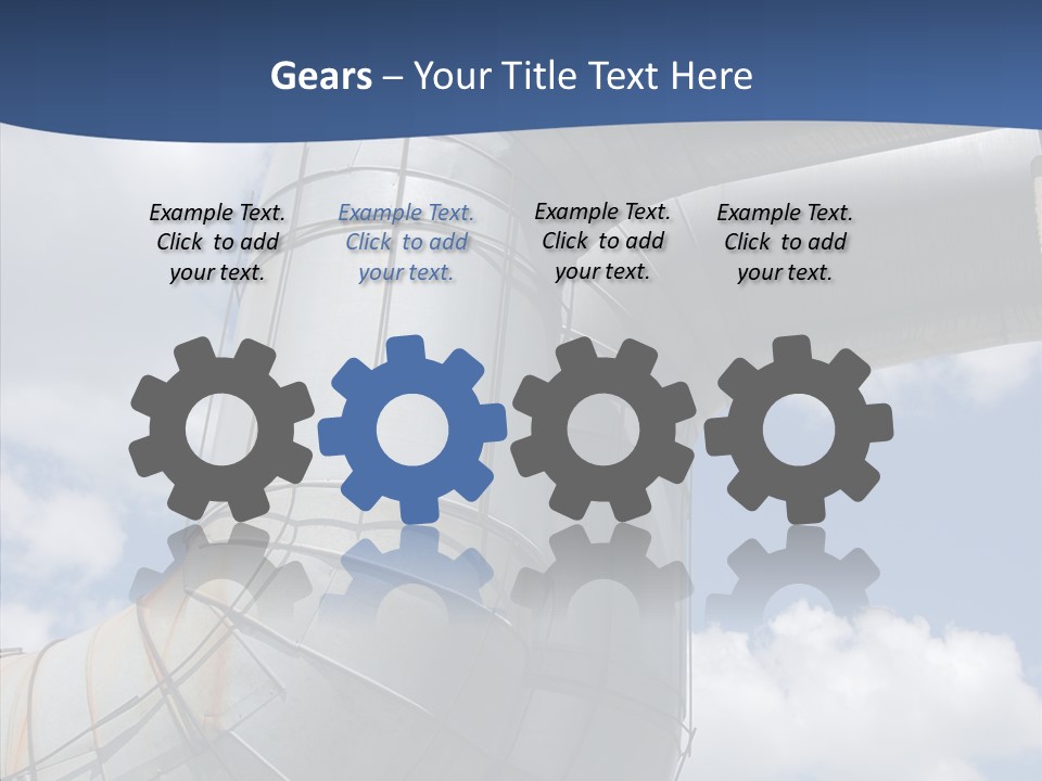 Power Plant Building Nuclear PowerPoint Template