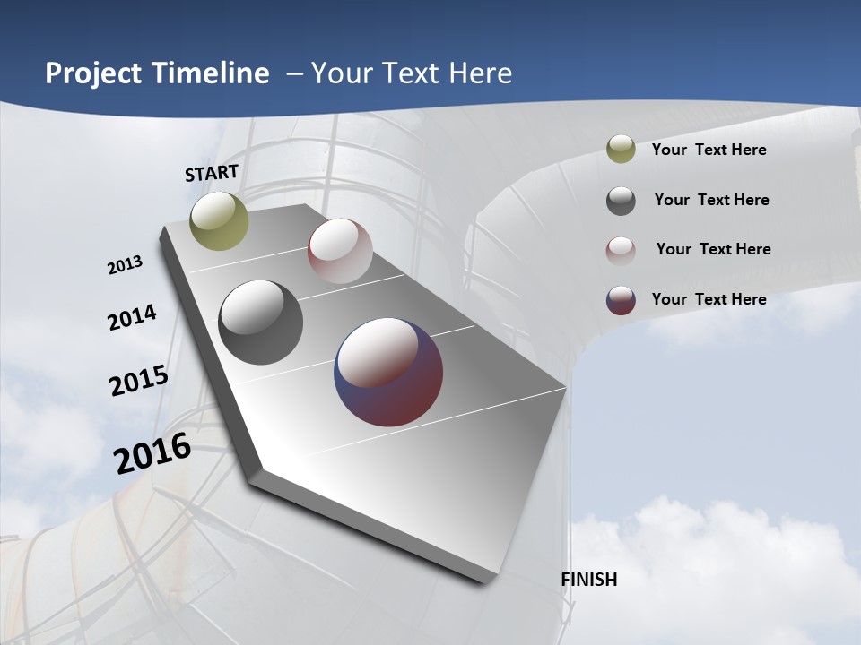 Power Plant Building Nuclear PowerPoint Template