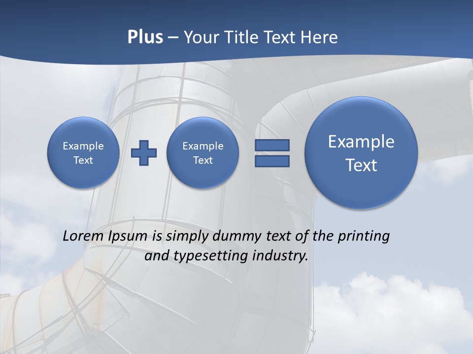 Power Plant Building Nuclear PowerPoint Template