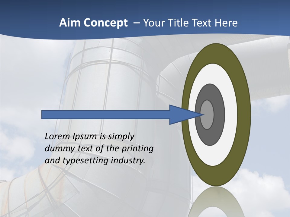 Power Plant Building Nuclear PowerPoint Template