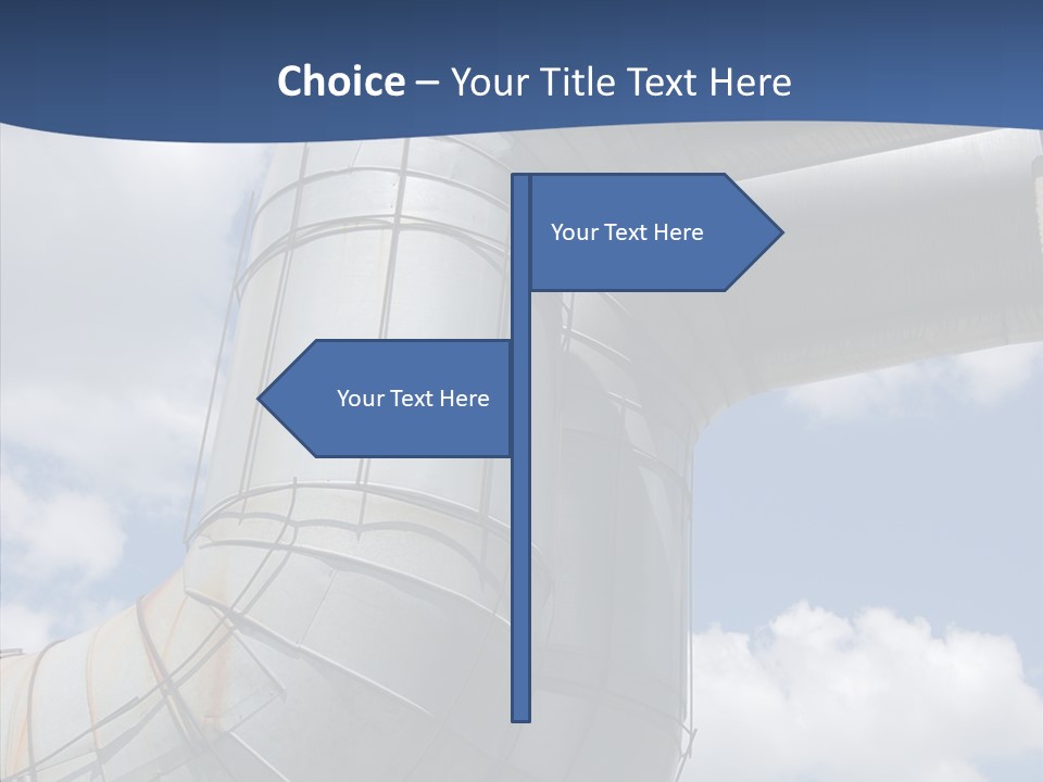 Power Plant Building Nuclear PowerPoint Template