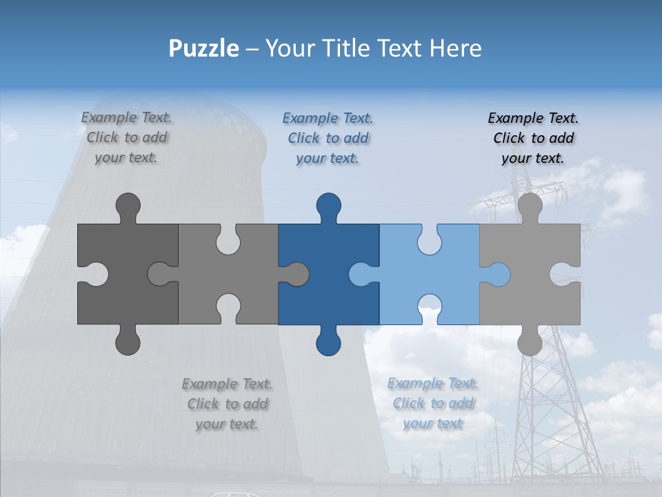 Environmental Voltage Nuclear PowerPoint Template