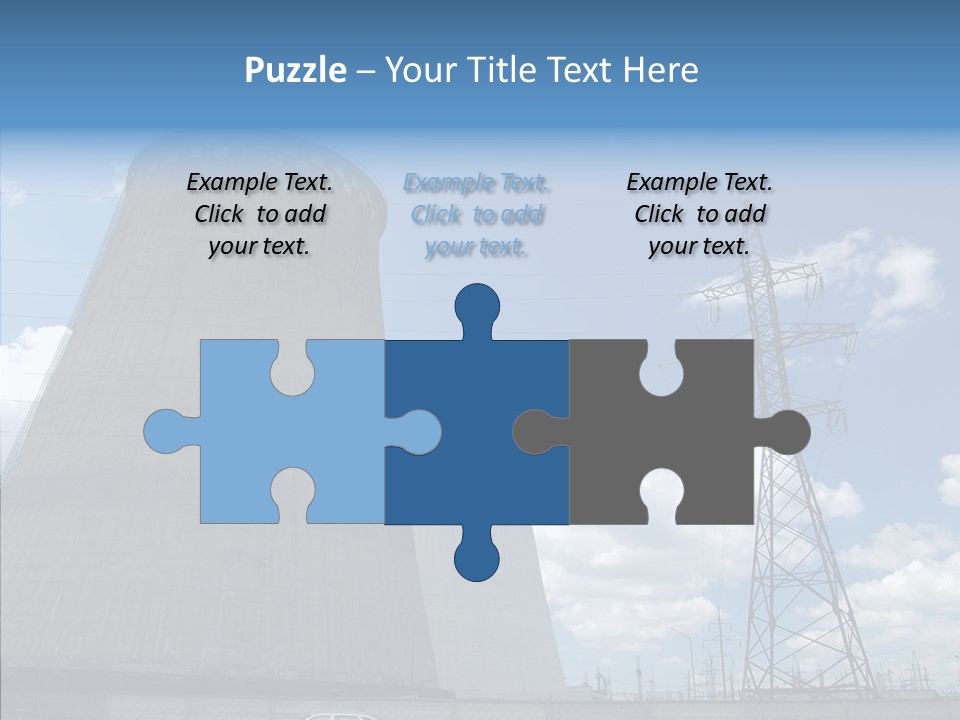 Environmental Voltage Nuclear PowerPoint Template