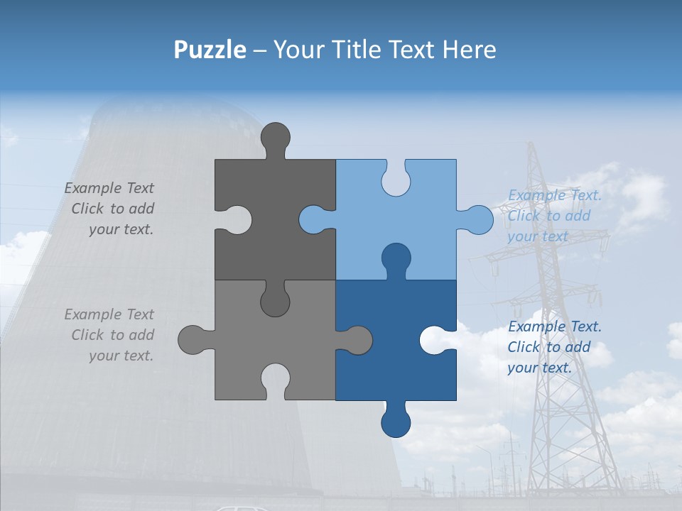 Environmental Voltage Nuclear PowerPoint Template