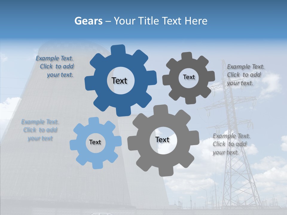 Environmental Voltage Nuclear PowerPoint Template