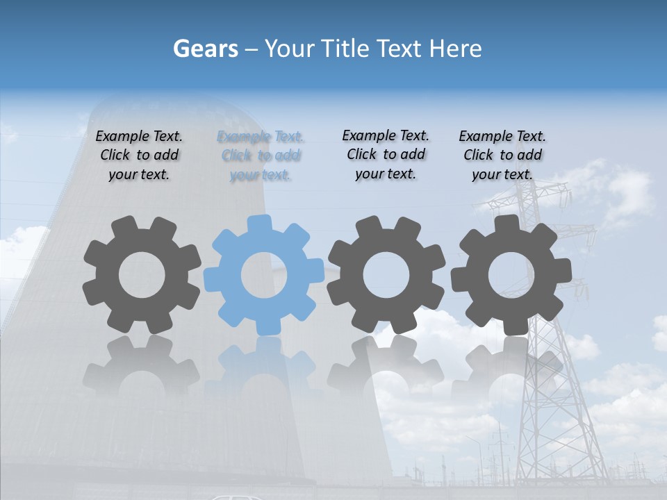 Environmental Voltage Nuclear PowerPoint Template