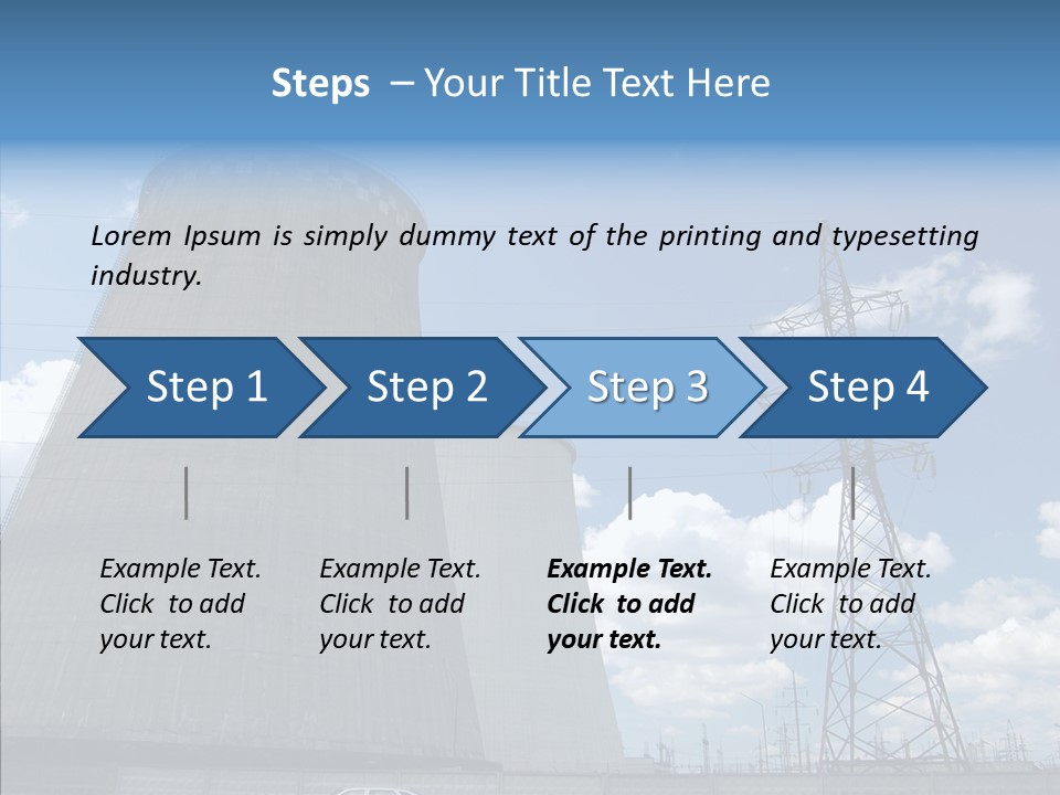 Environmental Voltage Nuclear PowerPoint Template