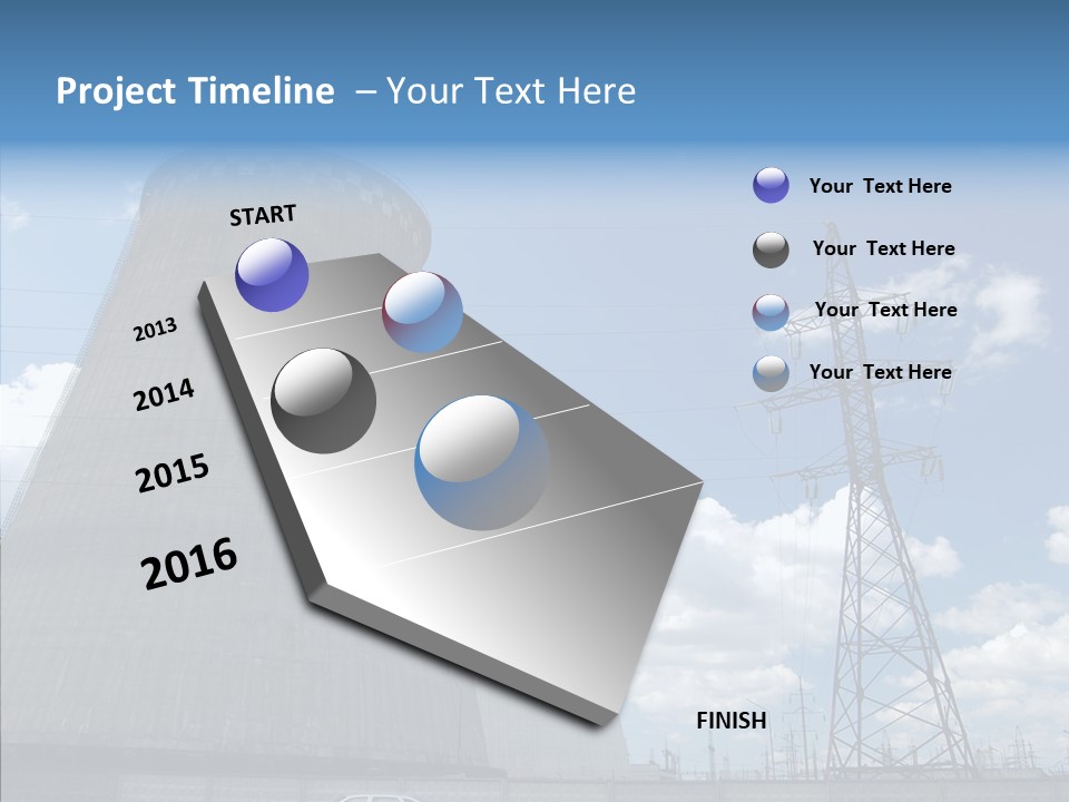 Environmental Voltage Nuclear PowerPoint Template