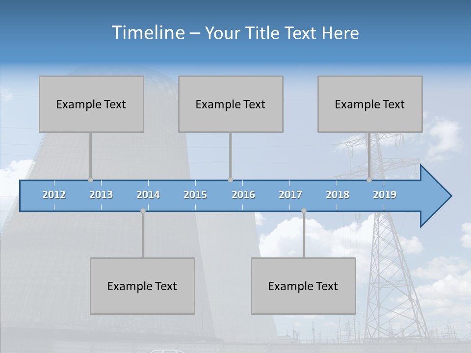 Environmental Voltage Nuclear PowerPoint Template