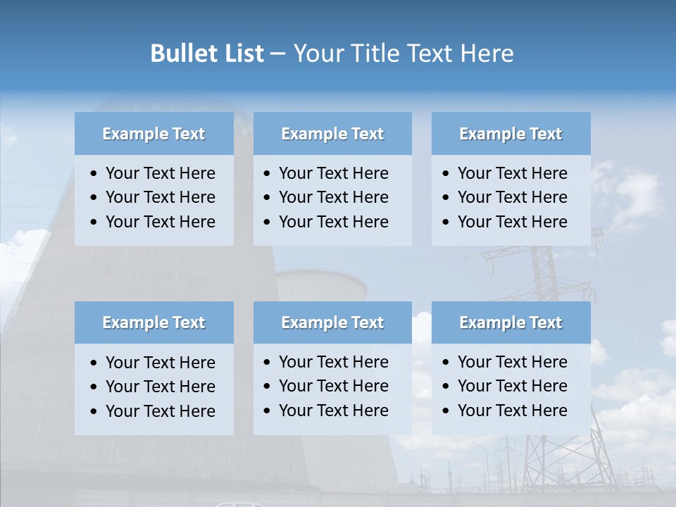 Environmental Voltage Nuclear PowerPoint Template