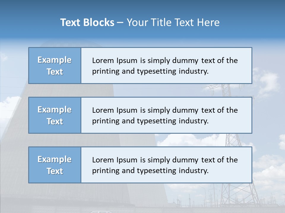 Environmental Voltage Nuclear PowerPoint Template
