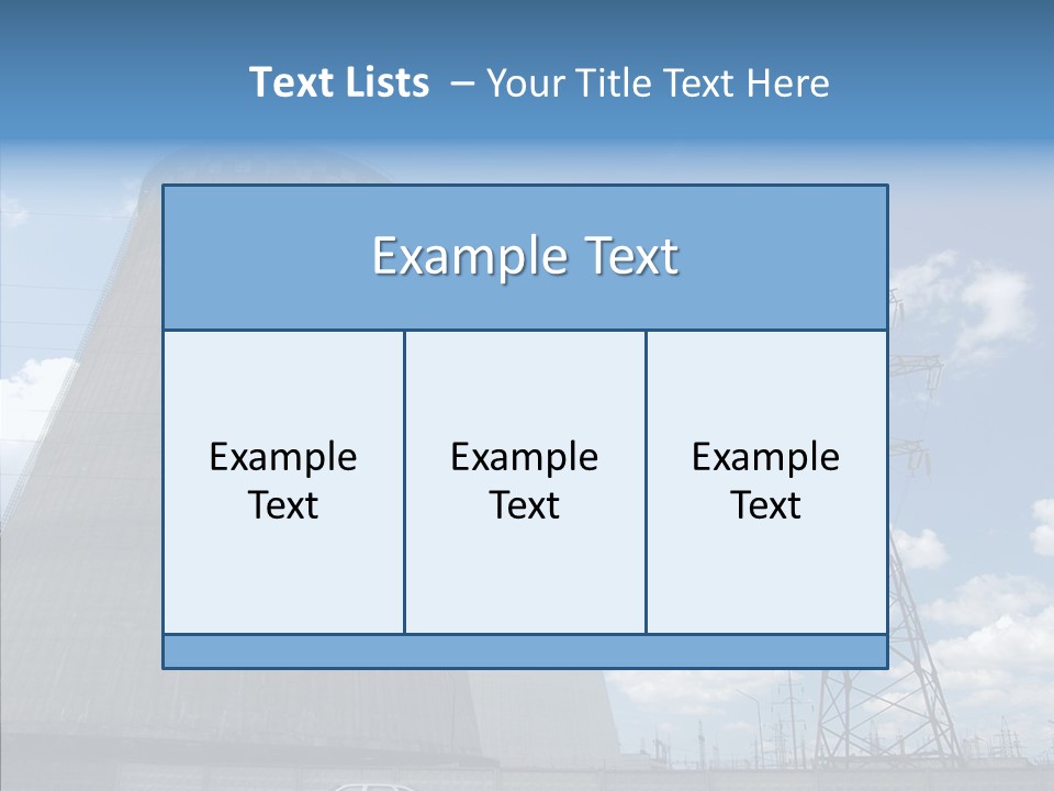 Environmental Voltage Nuclear PowerPoint Template