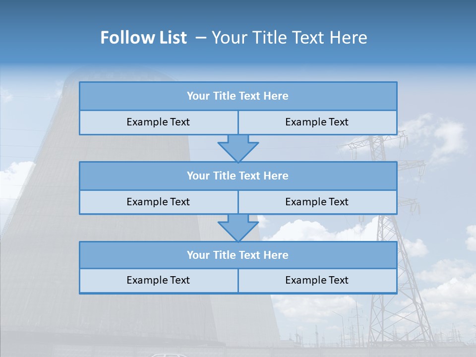 Environmental Voltage Nuclear PowerPoint Template
