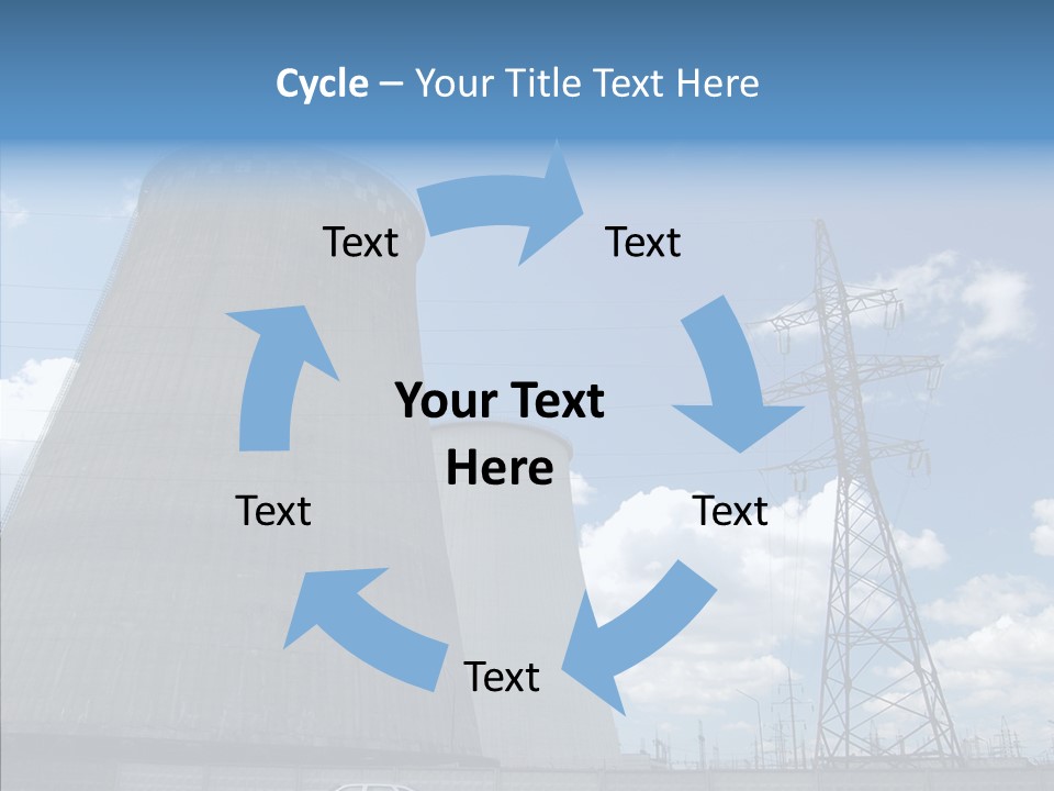 Environmental Voltage Nuclear PowerPoint Template