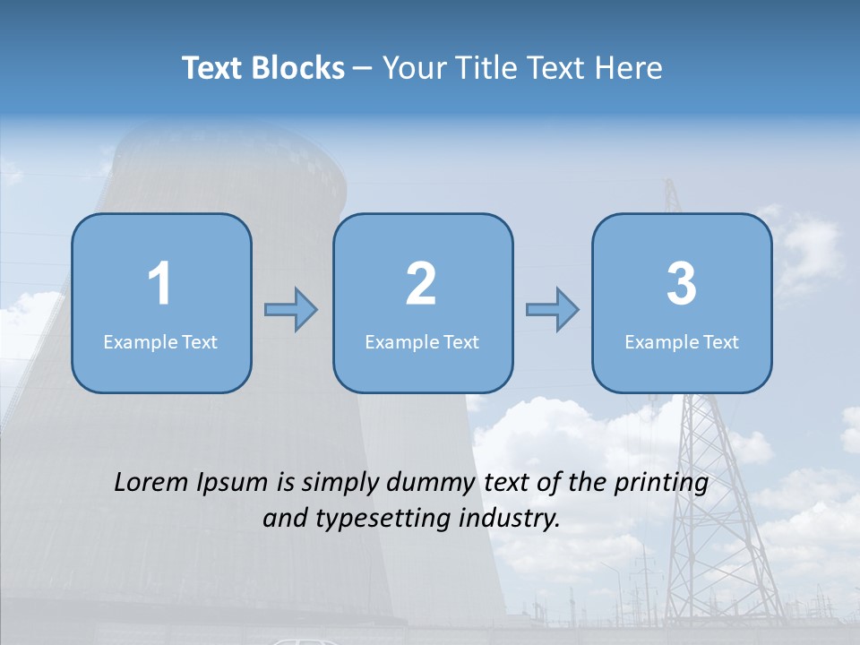 Environmental Voltage Nuclear PowerPoint Template
