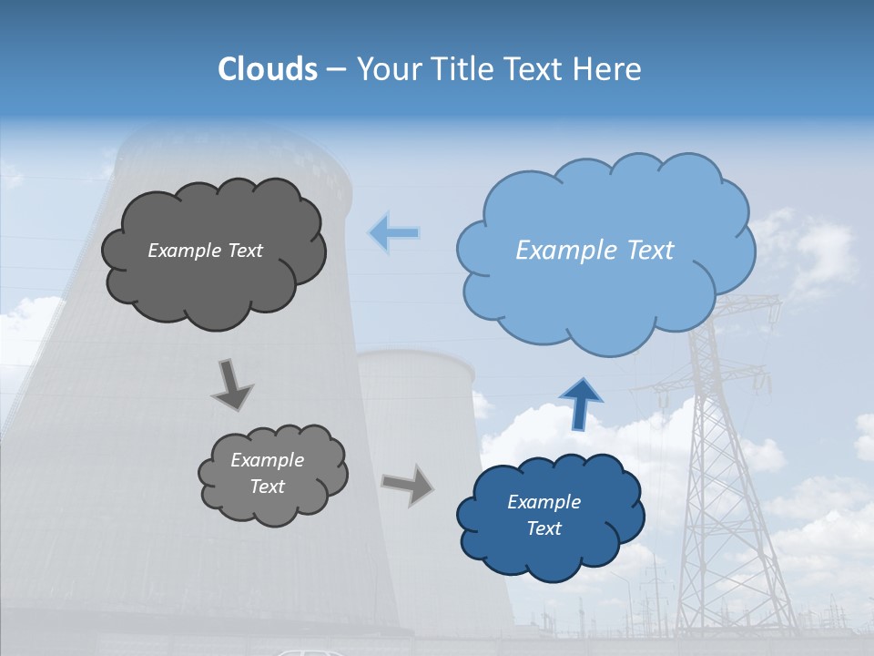 Environmental Voltage Nuclear PowerPoint Template