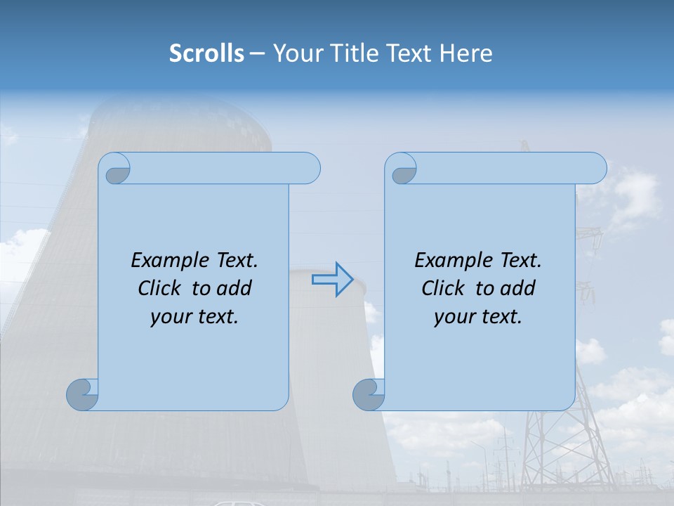 Environmental Voltage Nuclear PowerPoint Template