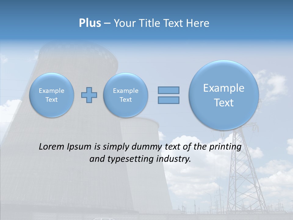 Environmental Voltage Nuclear PowerPoint Template