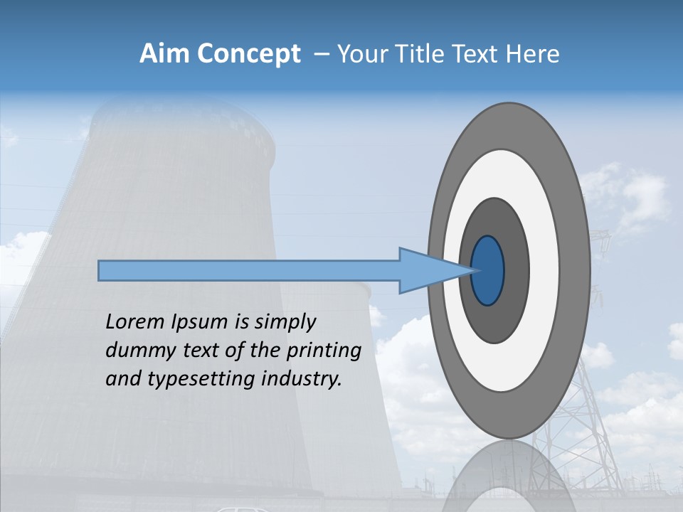 Environmental Voltage Nuclear PowerPoint Template