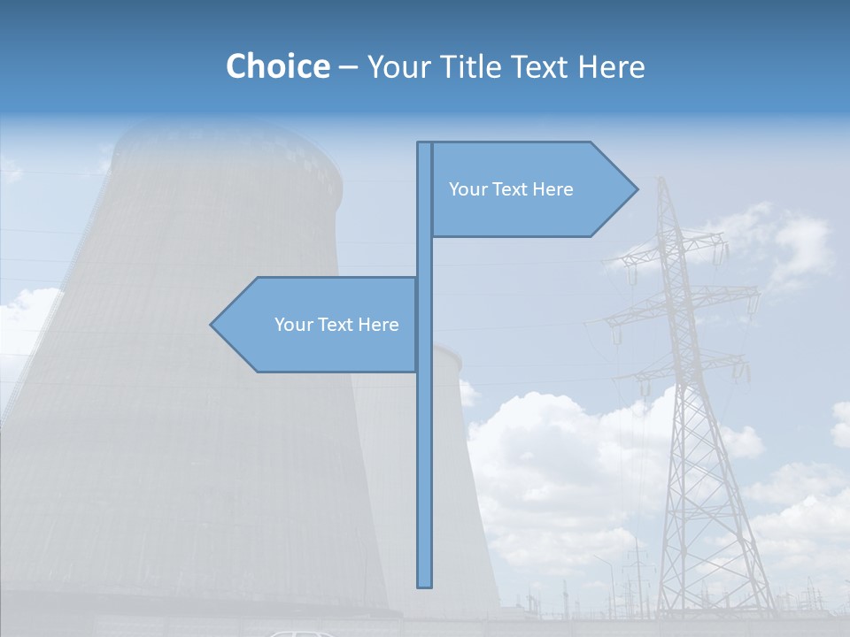Environmental Voltage Nuclear PowerPoint Template