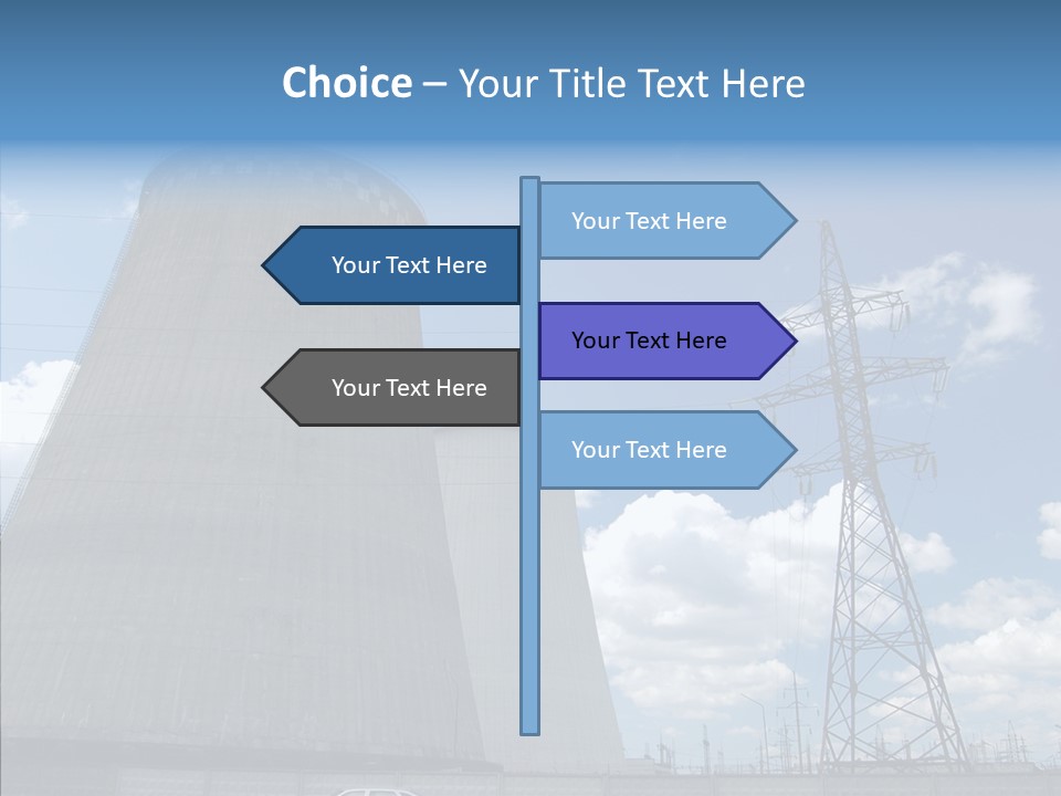 Environmental Voltage Nuclear PowerPoint Template
