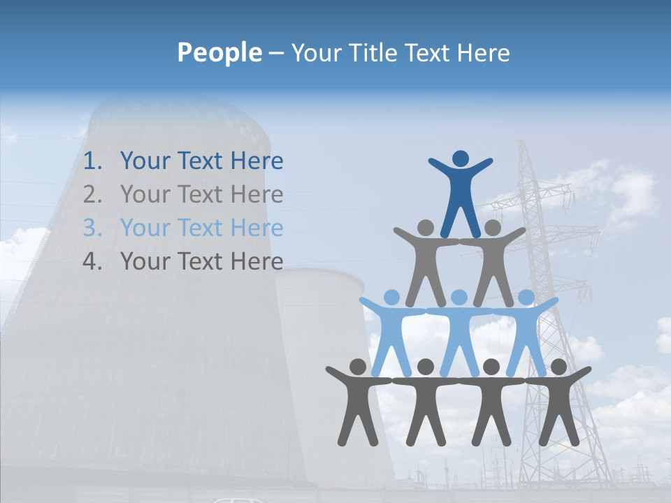 Environmental Voltage Nuclear PowerPoint Template