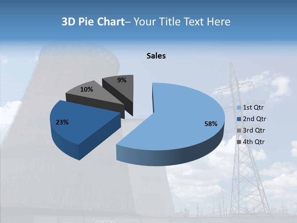 Environmental Voltage Nuclear PowerPoint Template
