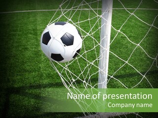 Ball Meadow Goal PowerPoint Template