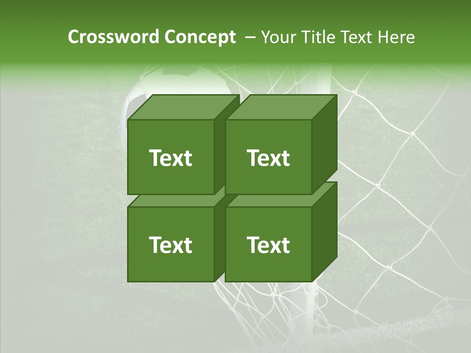 Ball Meadow Goal PowerPoint Template