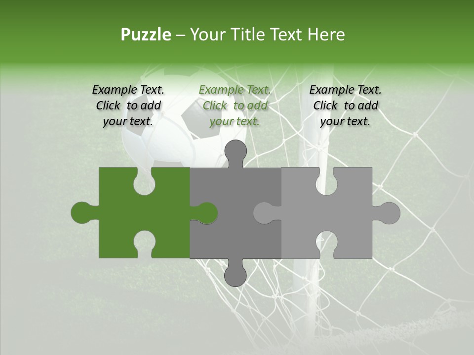 Ball Meadow Goal PowerPoint Template