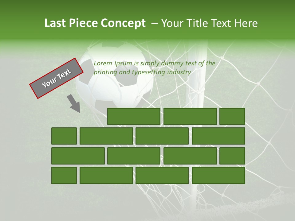 Ball Meadow Goal PowerPoint Template