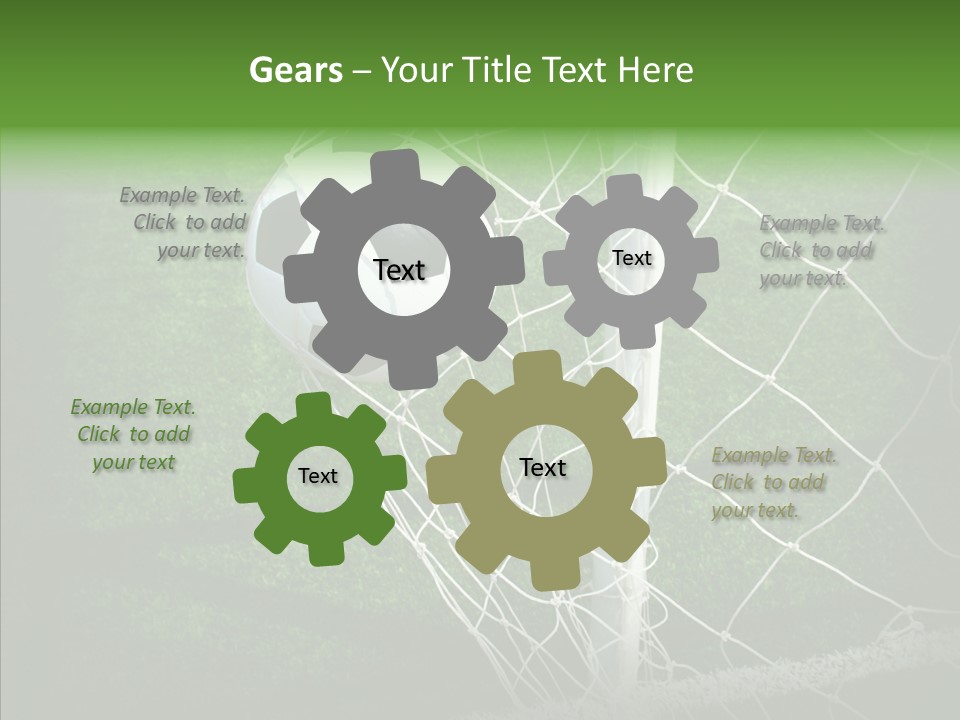 Ball Meadow Goal PowerPoint Template