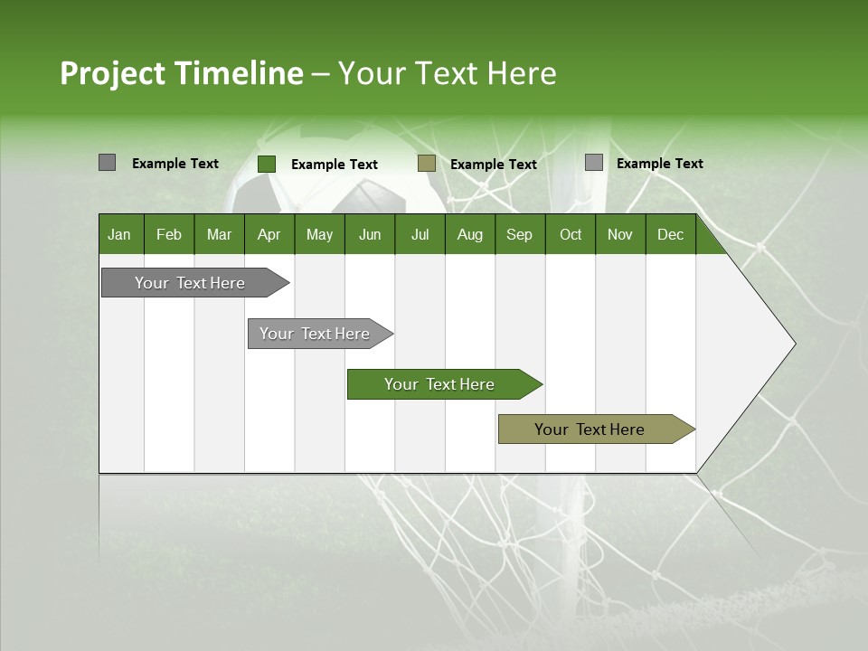 Ball Meadow Goal PowerPoint Template