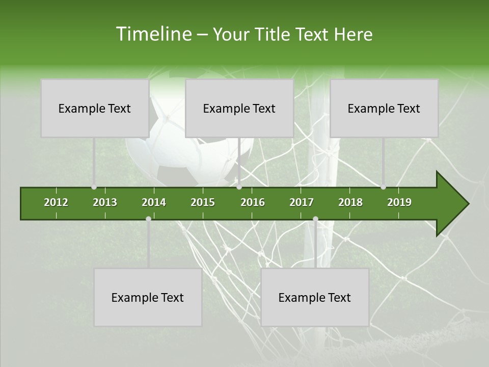 Ball Meadow Goal PowerPoint Template