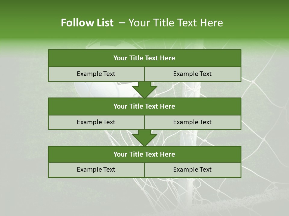Ball Meadow Goal PowerPoint Template