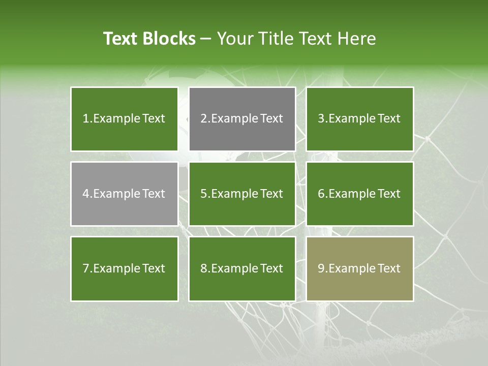 Ball Meadow Goal PowerPoint Template