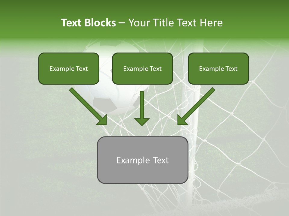 Ball Meadow Goal PowerPoint Template