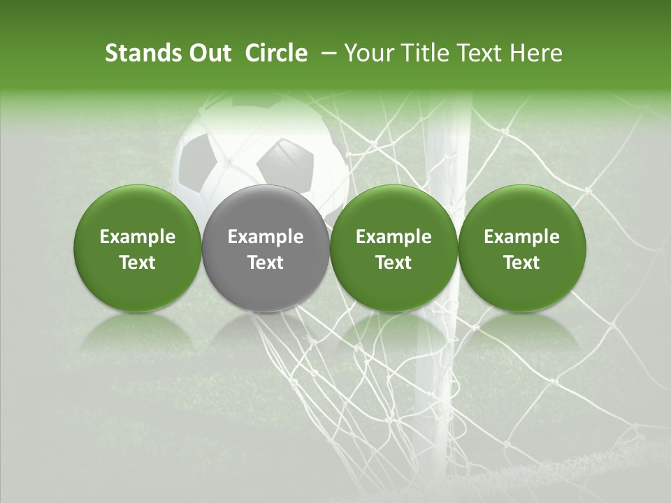Ball Meadow Goal PowerPoint Template