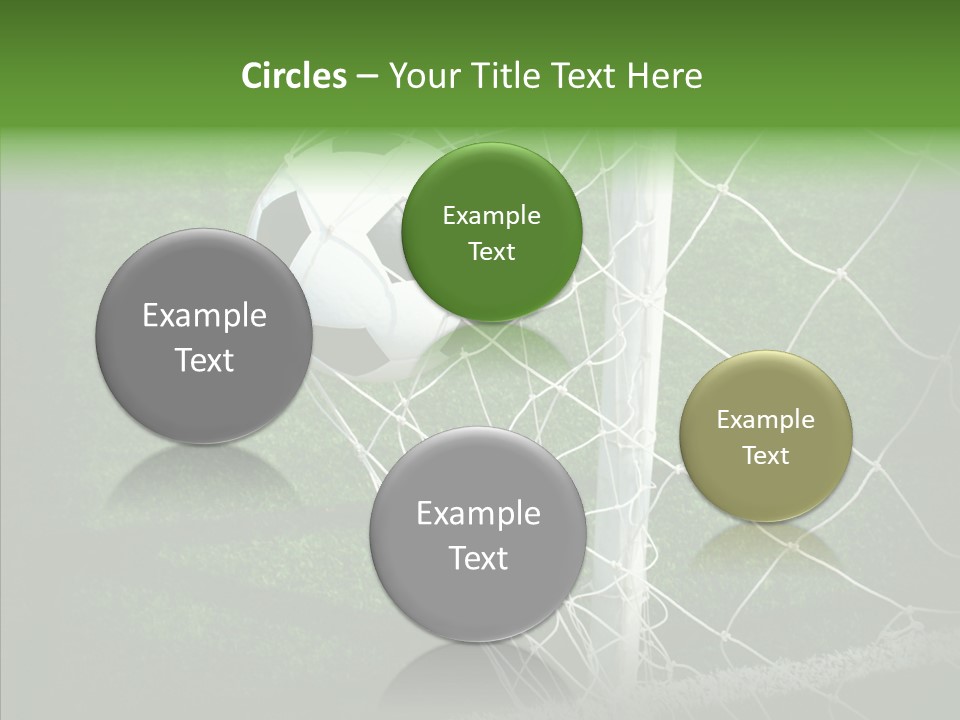 Ball Meadow Goal PowerPoint Template