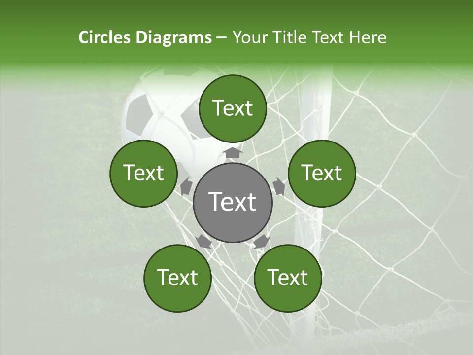 Ball Meadow Goal PowerPoint Template