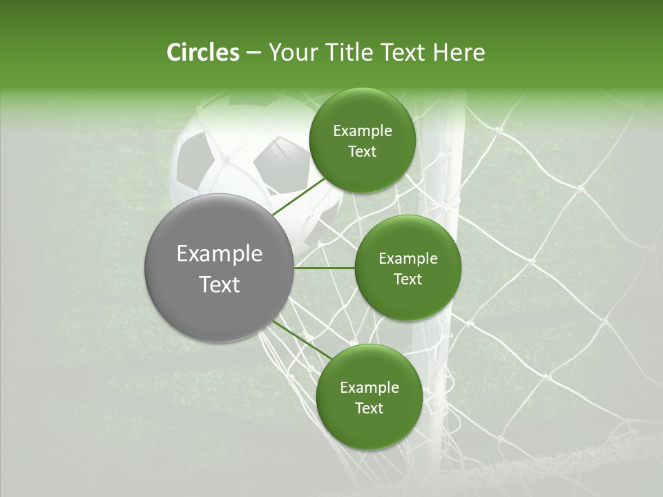Ball Meadow Goal PowerPoint Template