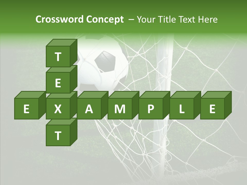 Ball Meadow Goal PowerPoint Template