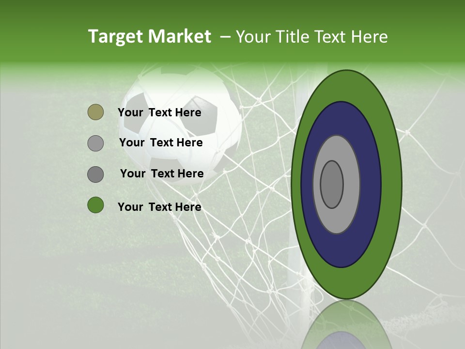 Ball Meadow Goal PowerPoint Template